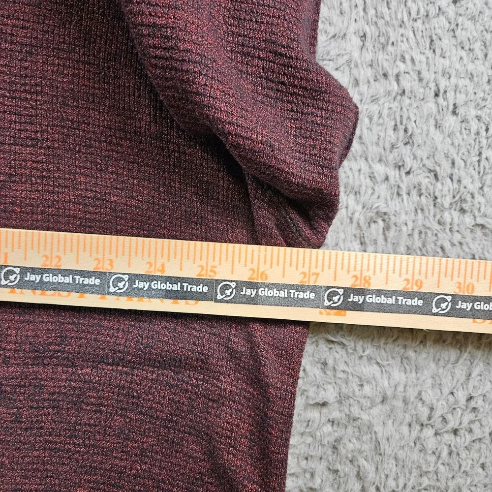 Red Head Sweater Men‎ 2XL Long Sleeve Knit Marroon Black